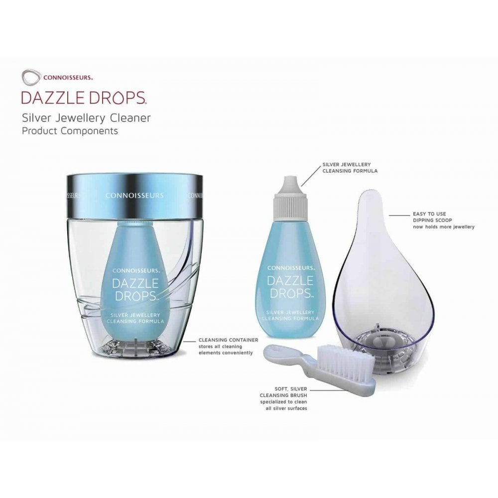 Connoisseurs Dazzle Drops Silver Jewellery Cleaner