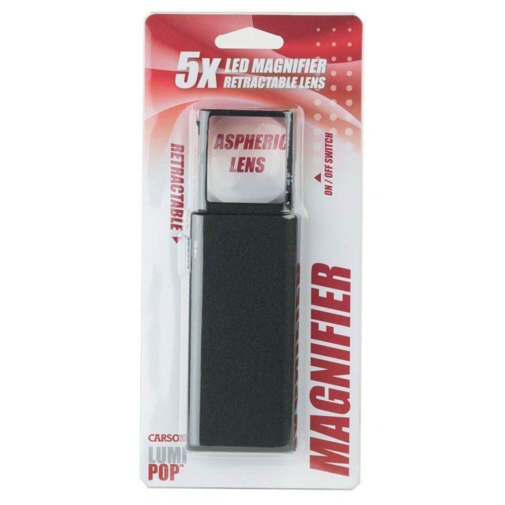 Carson LumiPop 5x Pocket Magnifier