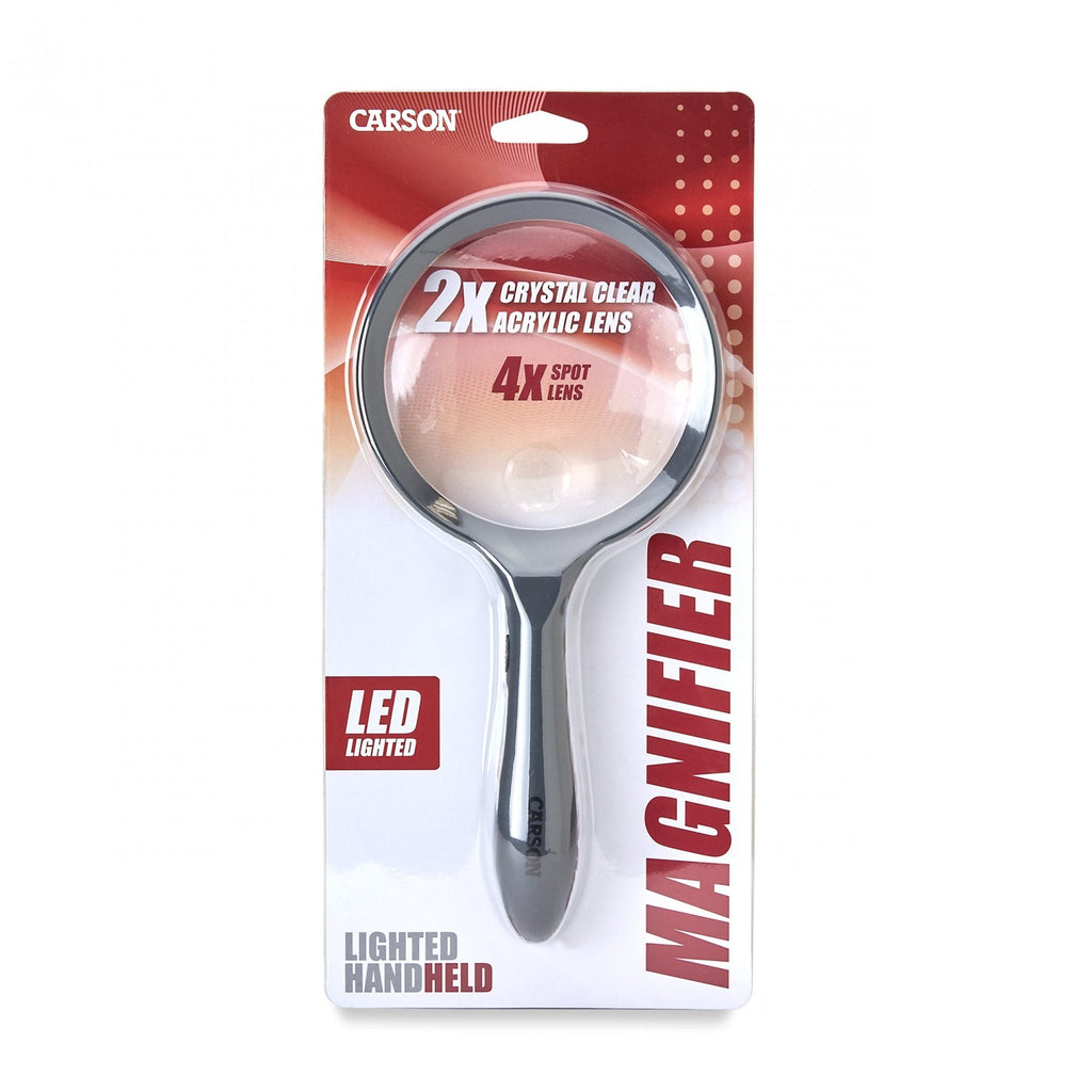 Carson Lighted Handheld 2x Magnifier