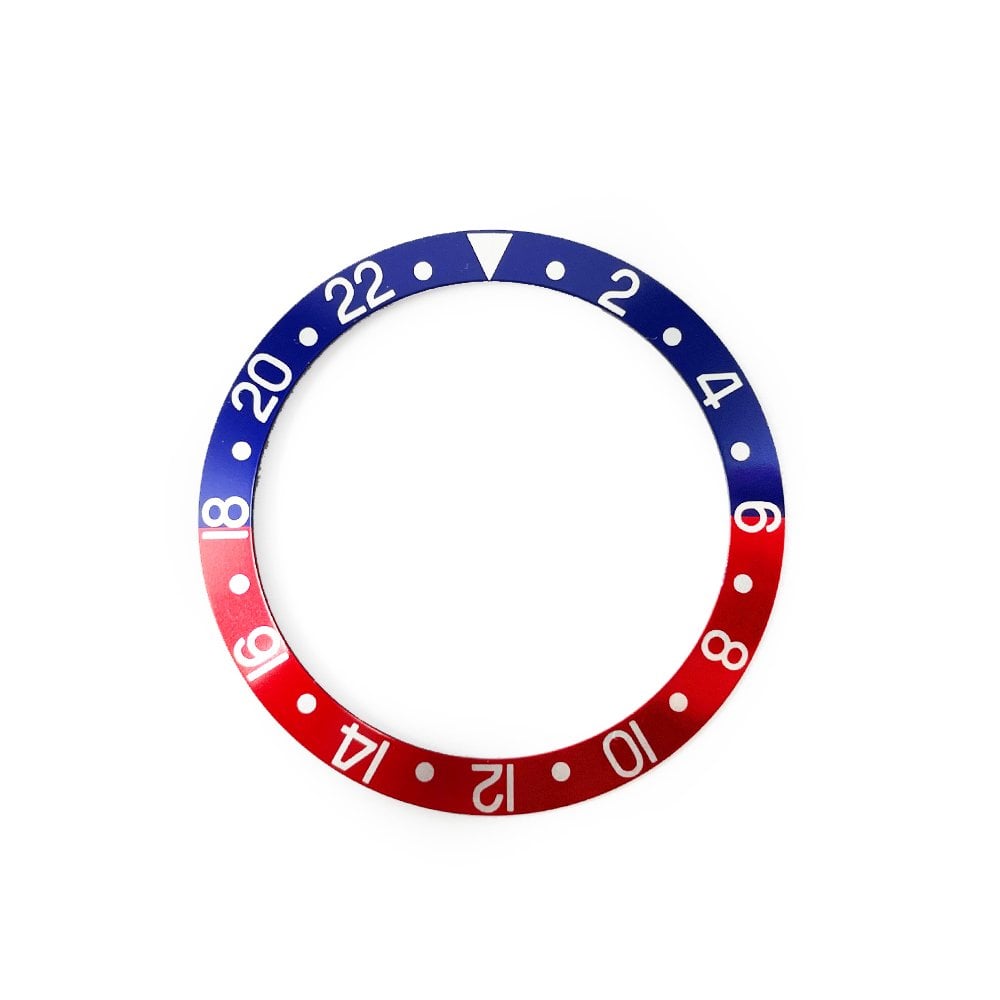 Bezel Insert for Rolex 16750 Blue & Red