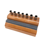 Wooden Screwdriver Stand & Sharpening Stone