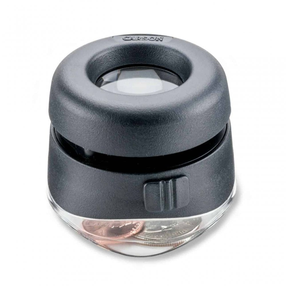 Carson VersaLoupe LED 10x Magnifying Loupe