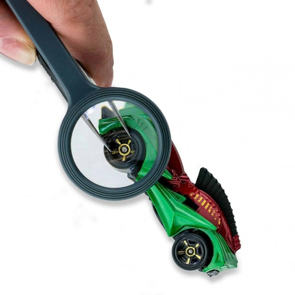 Carson MagniGrip LED 4.5x Magnifier with Tweezers