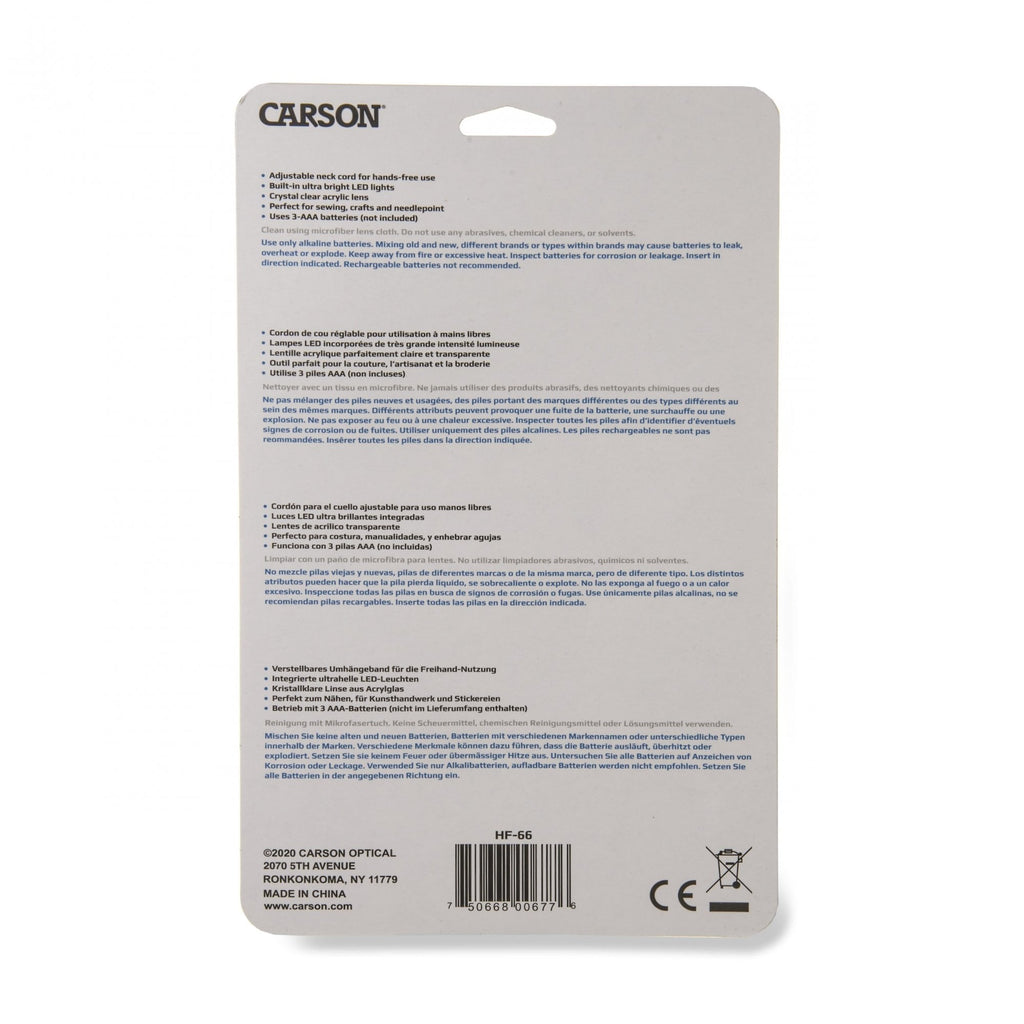 Carson Crafter's Lighted 2x Magnifier
