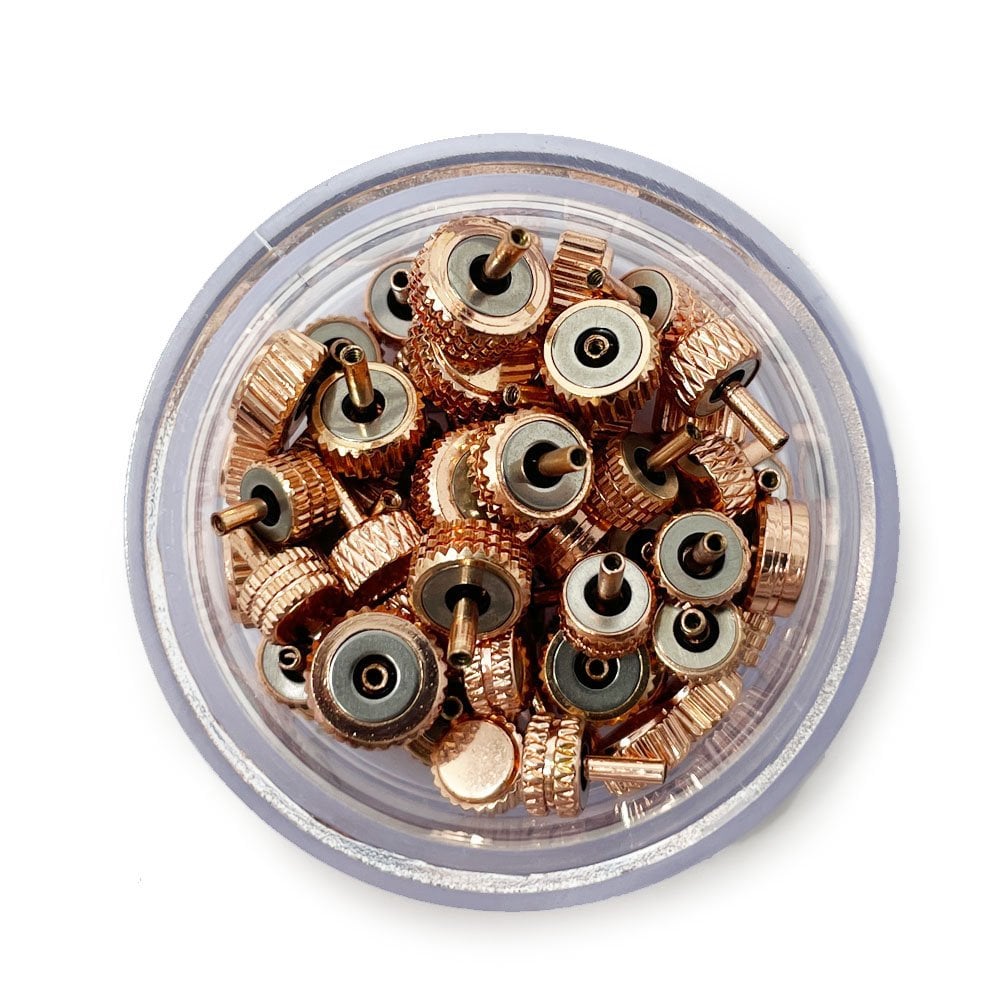 Assorted Rose Gold Watch Crowns x50
