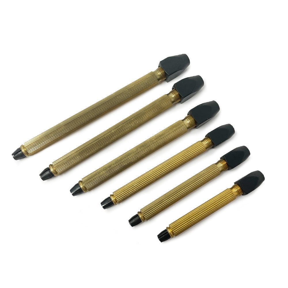 Brass Pin Vice Set of 6