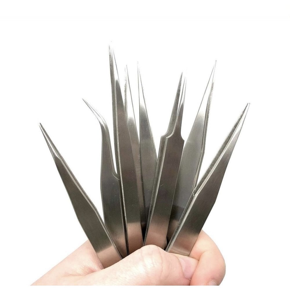 Wooden Round Tweezer Holder