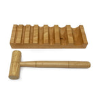 Wooden Bending Block with Hammer