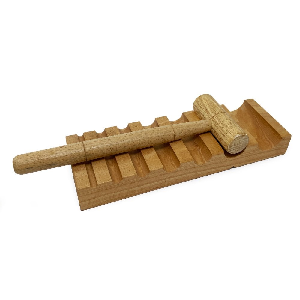 Wooden Bending Block with Hammer