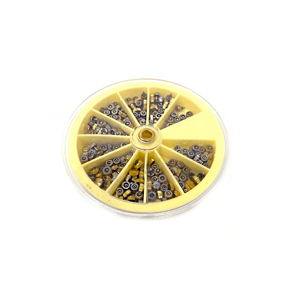 Watchmakers Mixed Quartz Crowns 250 Pieces