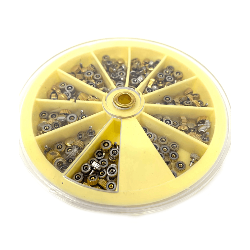 Watchmakers Mixed Quartz Crowns 250 Pieces