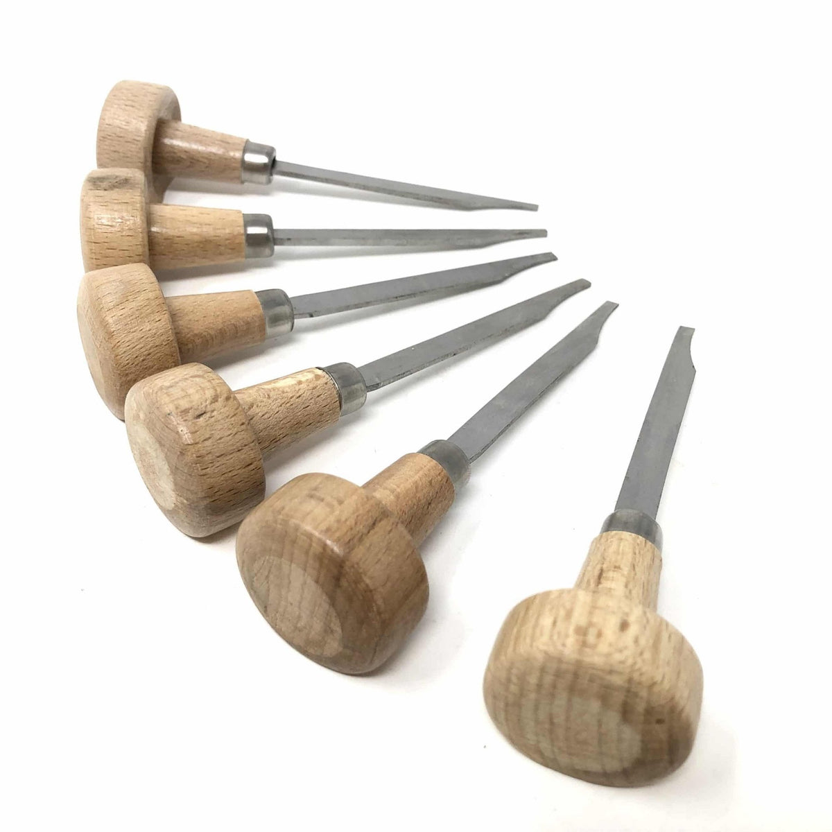 Graver Set Set of 6 Flat Edge Gravers with Handles – Maddisons of Durham