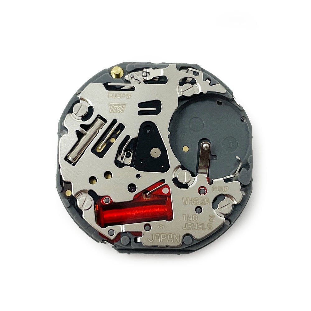 Hattori VH63 Quartz Watch Movement (Date at 3h)