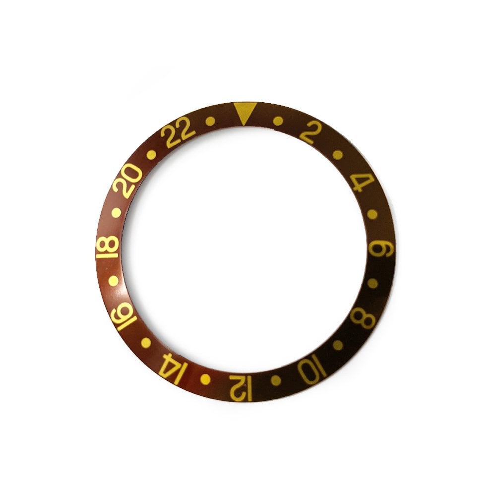 Bezel Insert for Rolex 16758 Brown & Gold