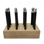 Steel Dapping Punch Set of 12 (2.3mm - 11.5mm)