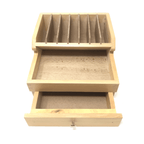 Wooden Tool Rack Organiser with Drawer