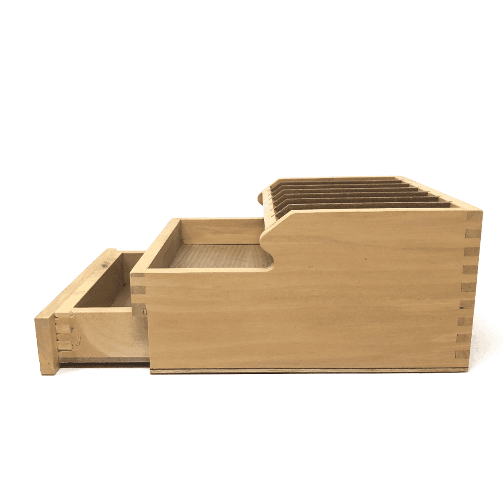 Wooden Tool Rack Organiser with Drawer