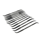 Double-Ended Curved Riffler File Set of 12
