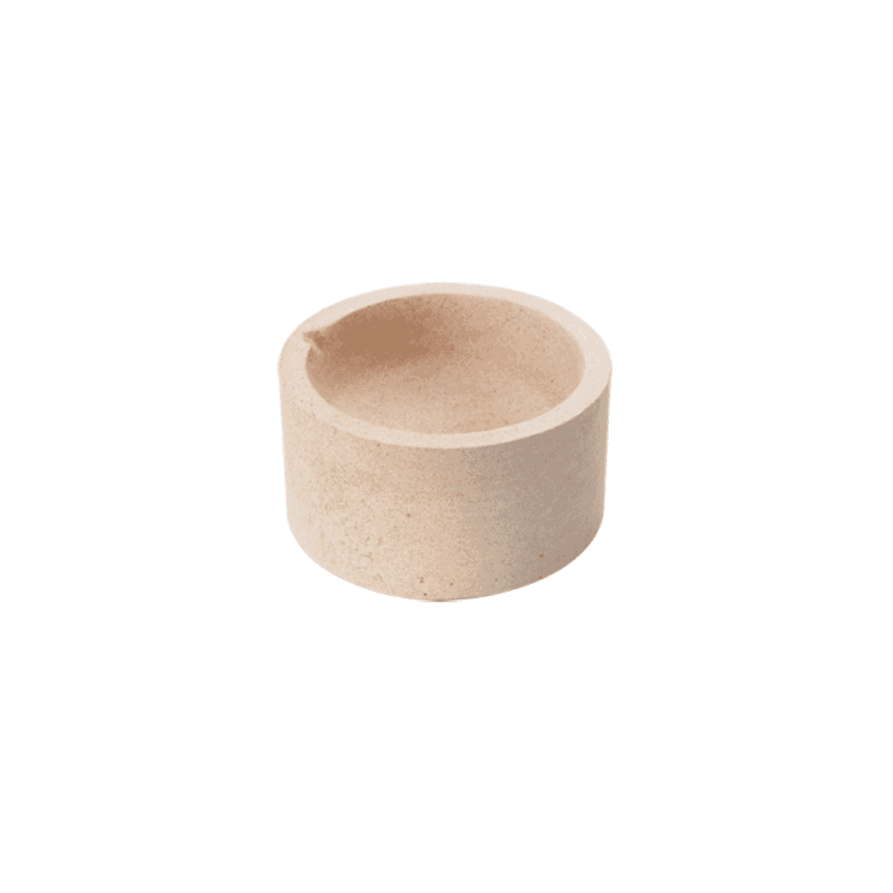 Round Ceramic Crucible Bowl