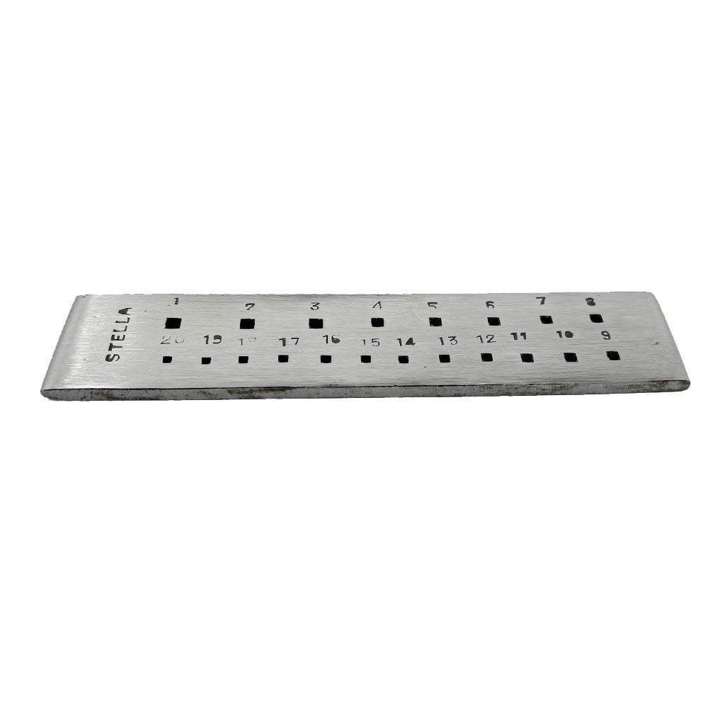 Square Draw Plate (20 Holes) 1.80mm - 3.00mm