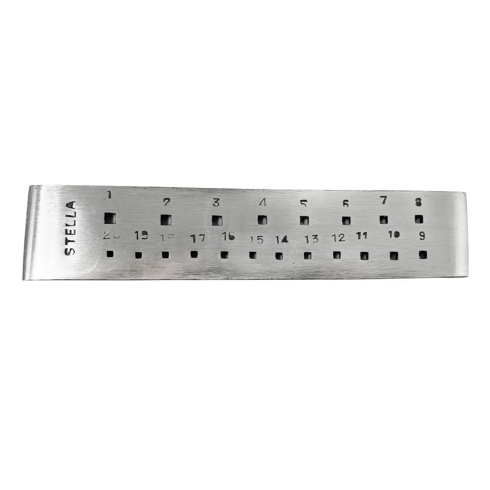 Square Draw Plate (20 Holes) 1.80mm - 3.00mm