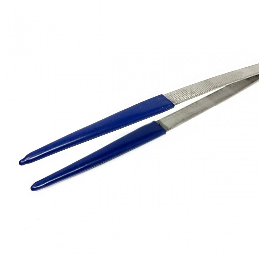 PVC Coated Tip Tweezers 10"