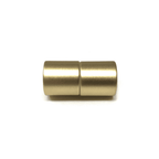 Magnetic Kumihimo Clasp - Acrylic Matte Gold 10mm