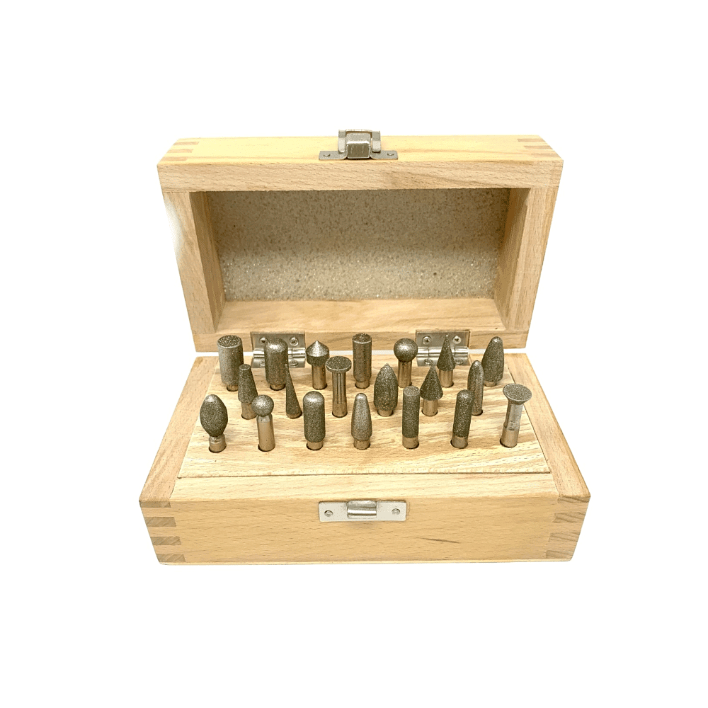 Diamond Coated Burrs Set of 20 (6mm)