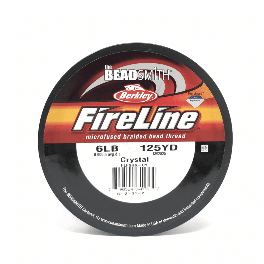 Fireline Beading Thread 6lb, Crystal, 0.15mm x 125 Yard