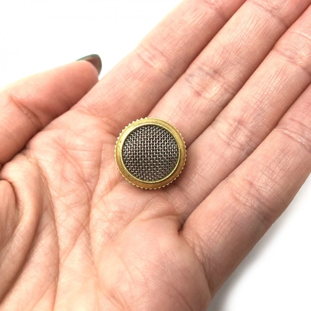 Small 16mm Brass Ultrasonic Mesh Cleaning Basket