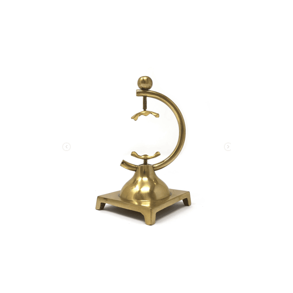 Adjustable Pocket Watch Display Stand in Brass