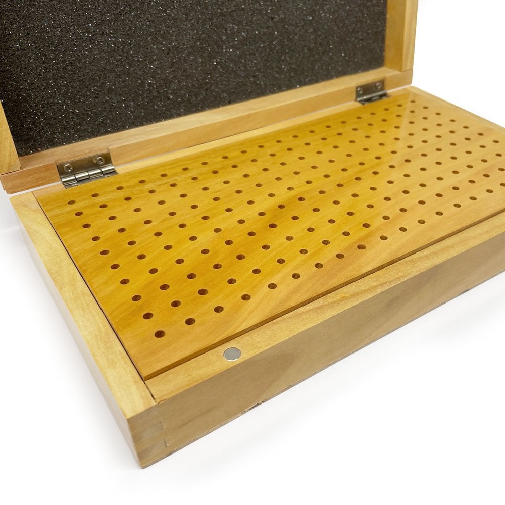Wooden Burr Box with 200 Holes