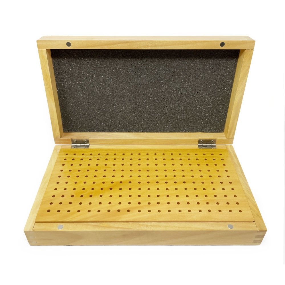 Wooden Burr Box with 200 Holes