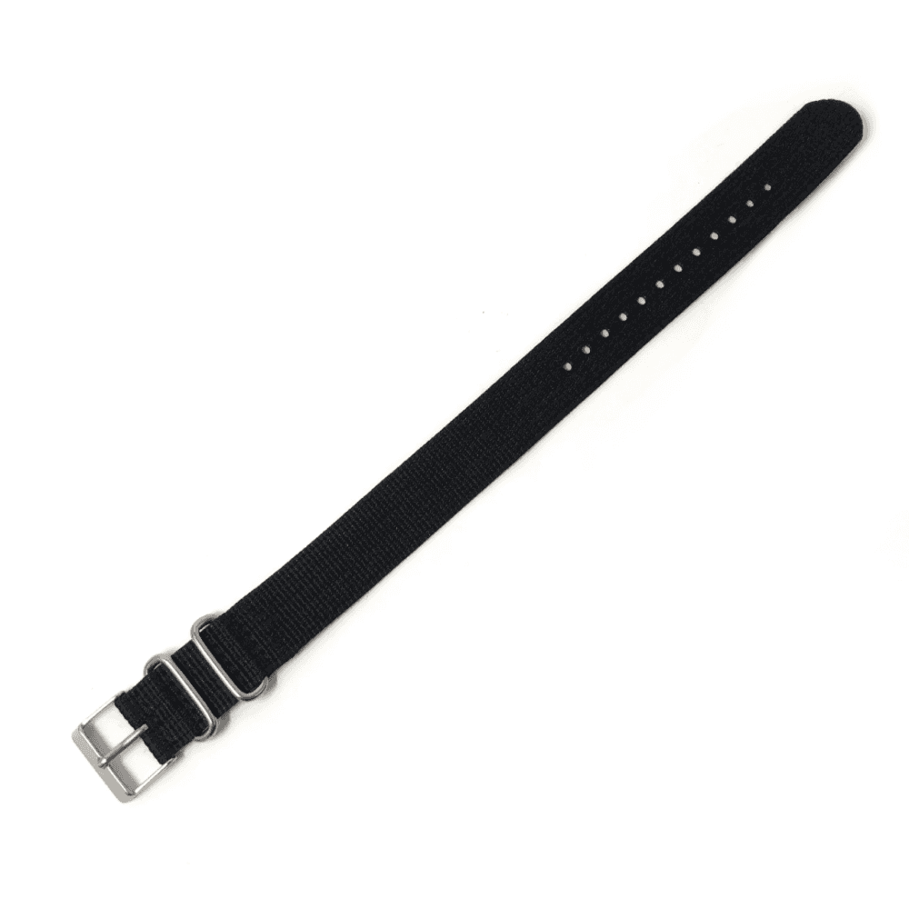 Timex T2N647 Watch Strap - Black Fabric