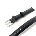 Timex T2H331 Watch Strap - Black Leather