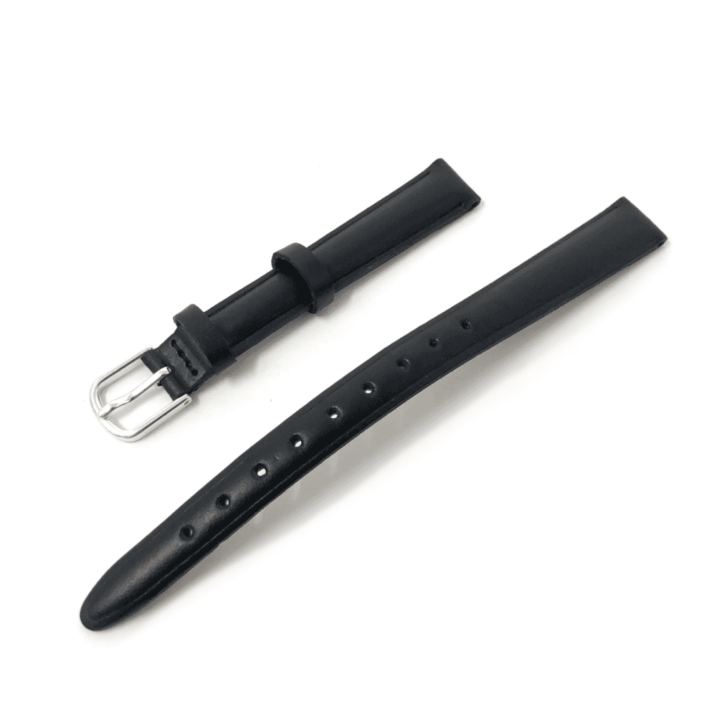 Timex T2H331 Watch Strap - Black Leather
