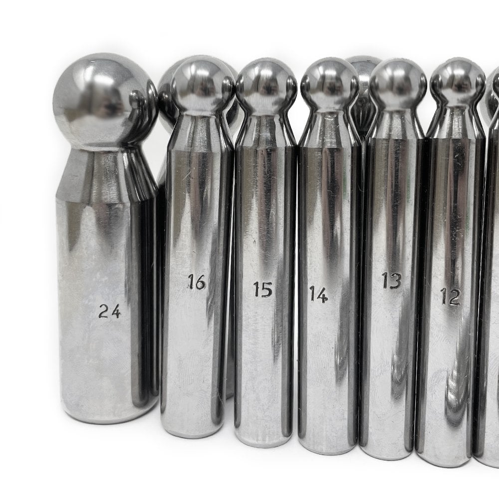 Steel Dapping Punch Set of 24 (2.0mm - 25.0mm)