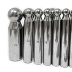 Steel Dapping Punch Set of 24 (2.0mm - 25.0mm)