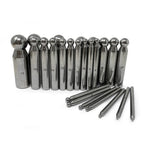 Steel Dapping Punch Set of 24 (2.0mm - 25.0mm)