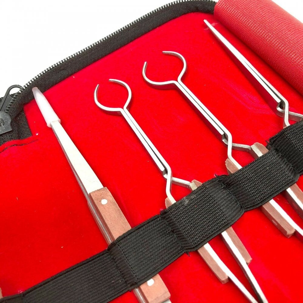 Soldering Tweezers Set of 8 in Pouch