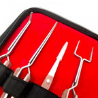 Soldering Tweezers Set of 8 in Pouch