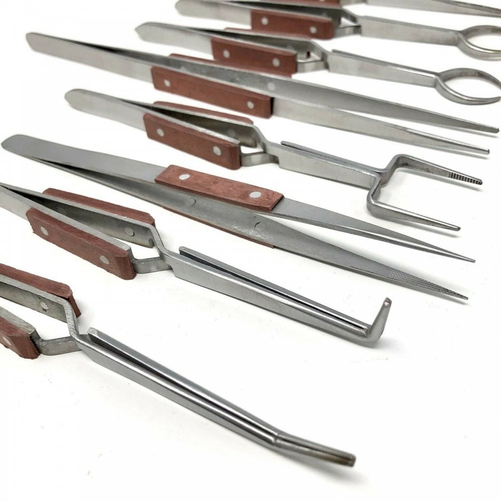 Soldering Tweezers Set of 8 in Pouch