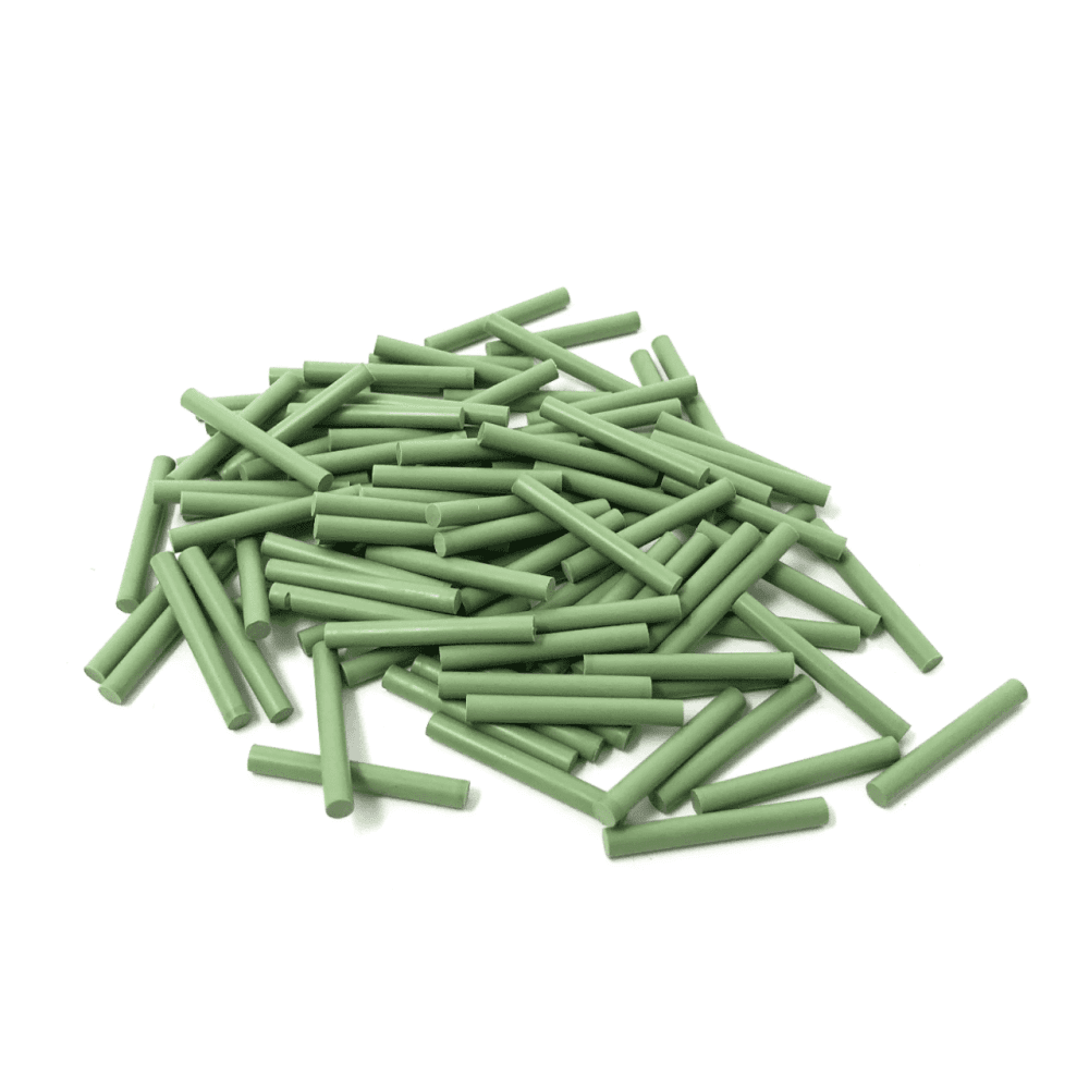Jewellery Polishing Cylinders - 3mm x 100pcs - Green - super lustre
