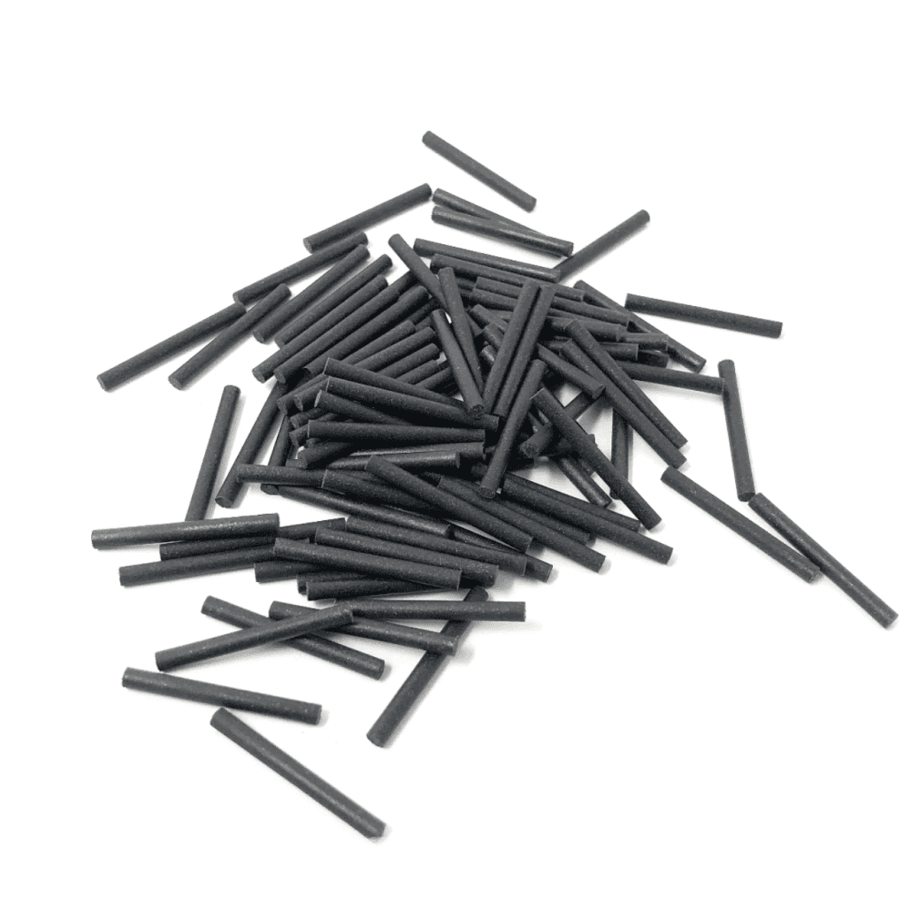 Jewellery Polishing Cylinders - 2mm x 100pcs - Black - High shine polishing