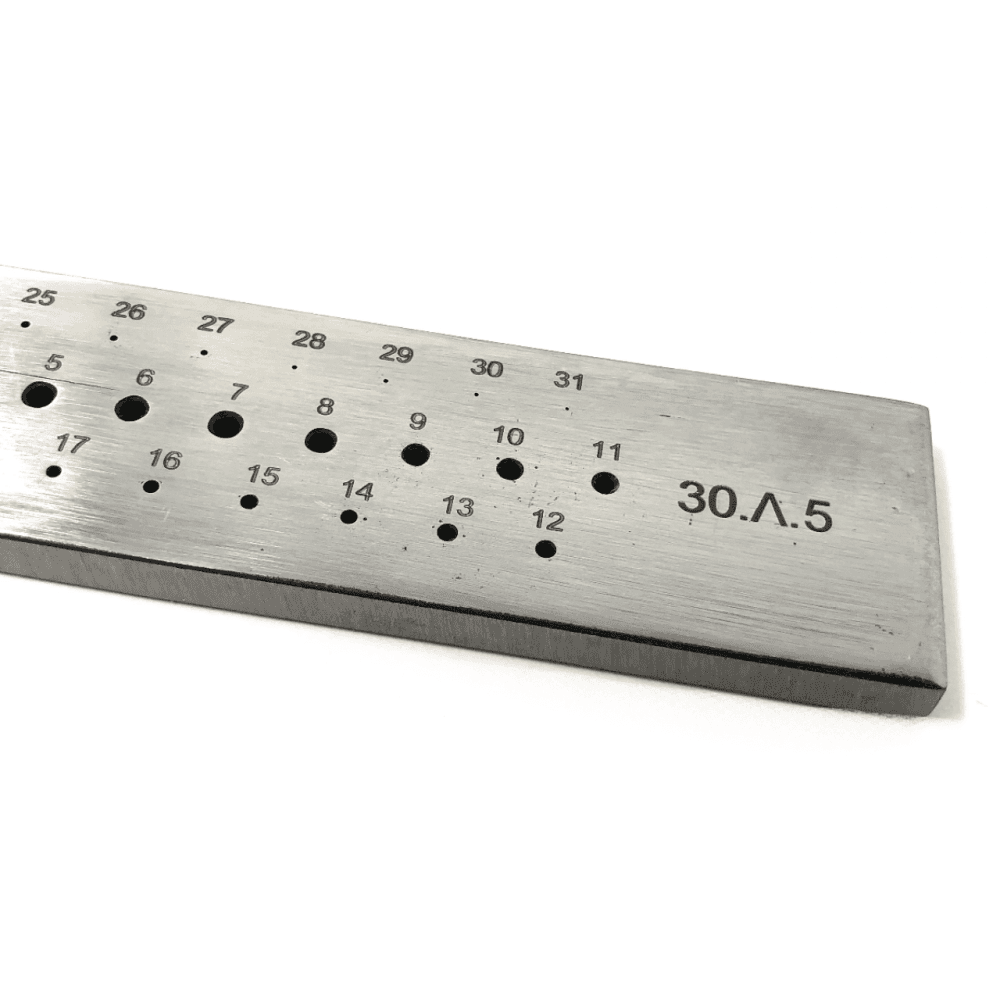 Draw Plate Round 0.5mm - 3mm