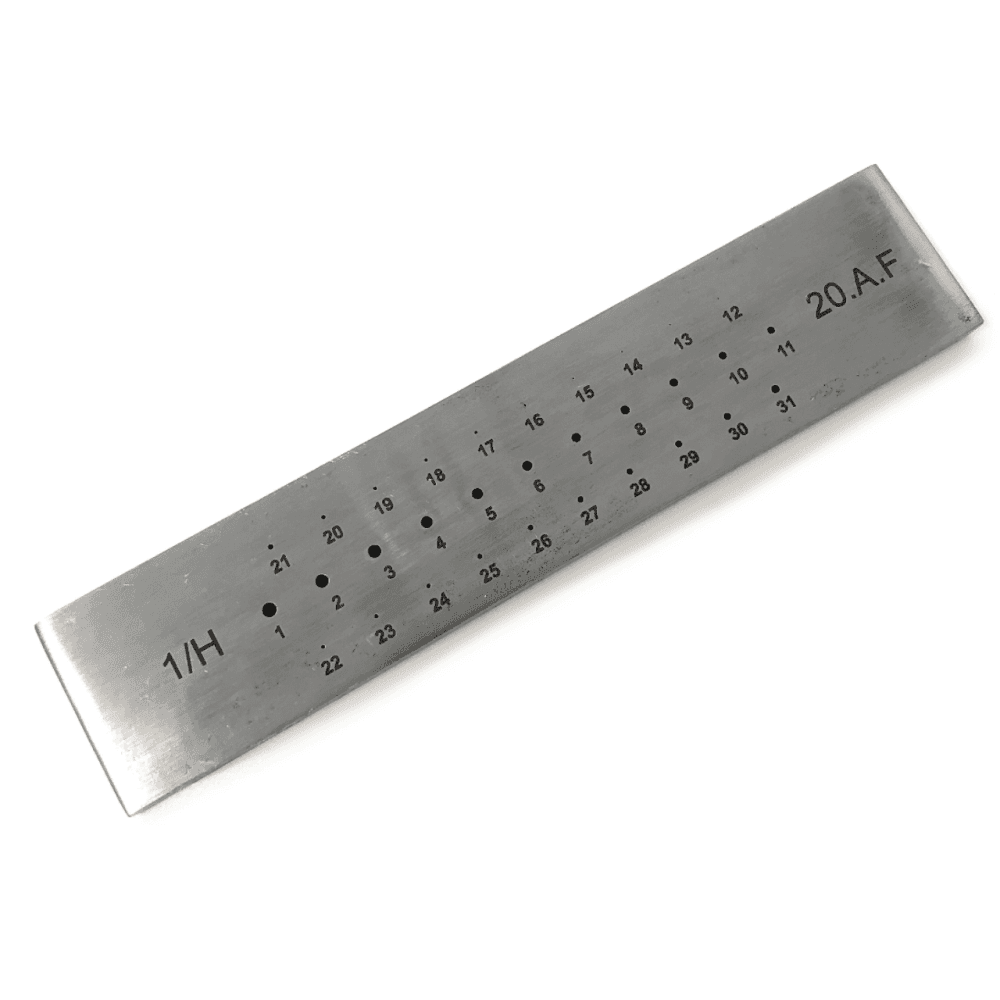 Draw Plate Round 0.3mm - 2mm