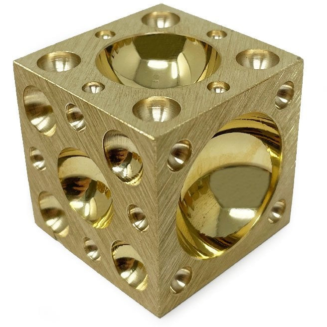 Dapping Cube 38mm Brass Dapping Cube with 55 Domes – Maddisons of Durham