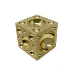 38mm Brass Dapping Cube with 55 Domes