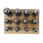Steel Dapping Punch Set of 12 (12.3mm - 25.0mm)