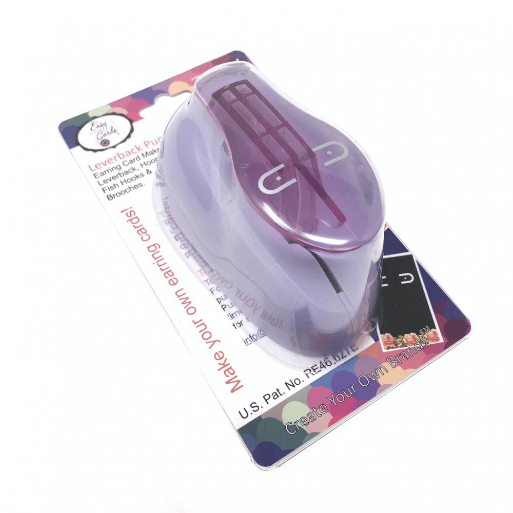 Leverback Punch Earring Card Maker